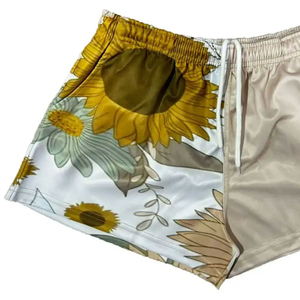 Pantalones Cortos Deportivos Sublimados Personalizados, Transpirables, Antibacterianos, con Cintura Elástica, para Fútbol, Rugby - Product Image 4