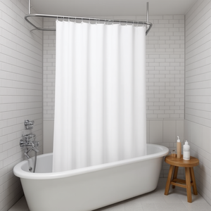 Solid Color 180*200 cm Shower <b>Curtain</b> <b>Waterproof</b> PEVA Material Perfect Size for Your Bathroom (CORTINA DE DUCHA 180X200) - Product Image 3