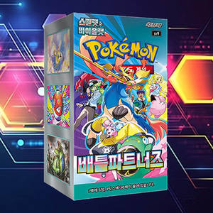 Caja de Sobres de Cartas Coleccionables de Pokemon Battle Partners, Juego de Cartas de Personajes de Anime Coreano, Colección Popular de Cartas de Papel - Product Image 1