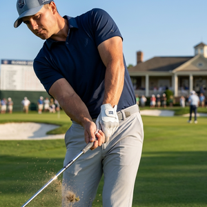 Gants de golf sportifs personnalisés de haute qualité, imprimés en sérigraphie, en cuir véritable, antidérapants, imperméables, durables, à enfiler, pour homme, main gauche - Product Image 5