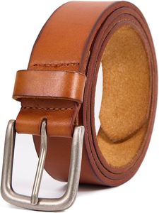 Ceinture de fitness réversible en cuir de vachette élégante pour homme avec logo personnalisable et boucle rotative, polyvalente pour la sécurité, marque 2026 - Product Image 3