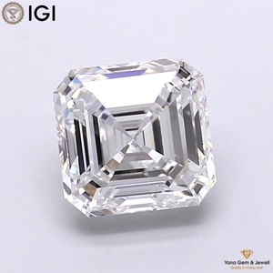 Diamant cultivé en laboratoire CVD 5,01 carats avec certification IGI, taille Asscher, clarté VS1, couleur E, parfait pour toutes les occasions spéciales - Product Image 1