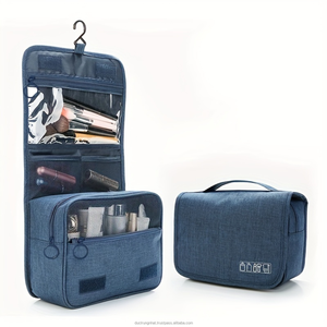 Wholesale Travel Makeup Bag Custom Design Cosmetic Pouch Polyester/Canvas Bags OEM ODM Manufacturer Vietnam - Product Image 4