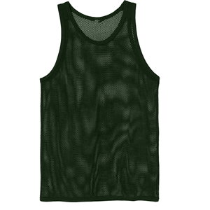 Gilet sans manches en maille noire, col rond, respirant, polyester uni, coupe régulière pour adulte, vêtement d'été unisexe - Product Image 6