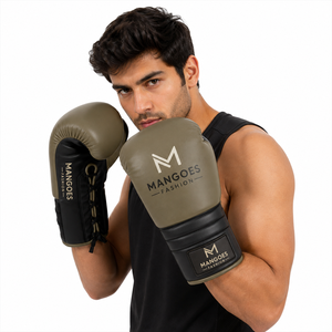 Guantes de Boxeo con Cordones Hechos a Medida, Guantes de Entrenamiento Premium Transpirables con Soporte para Muñeca, OEM ODM, Pedidos al por Mayor Disponibles - Product Image 1