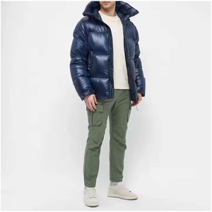 Chaquetas para hombre, chaqueta con logotipo personalizado, chaqueta de invierno de poliéster acolchada para hombre, chaquetas de alta calidad, último diseño de burbujas con capucha - Product Image 6