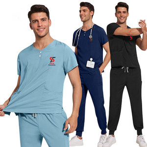 Tenue médicale professionnelle au design sophistiqué pour médecins et experts seniors, uniforme d'hôpital Smart Fit. - Product Image 1