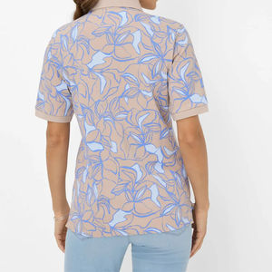 Polo de golf tendance pour femme à manches courtes, personnalisé avec impression par sublimation respirante pour adultes, avec option OEM - Product Image 2