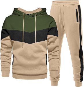 Conjuntos Deportivos Personalizados de Alta Calidad en Oferta, Sudadera con Capucha y Pantalones de Forro Polar Técnico, Ropa Deportiva Unisex para Hombre - Product Image 1