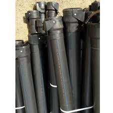 Tuyau d'irrigation agricole Teraflow HDPE PE, longueur 6 mètres, couleur noire, collier de serrage de type C, diamètre 2-4 pouces - Product Image 3