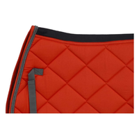 Ensemble de tapis de selle pour cheval en peau de mouton de qualité supérieure avec bonnet d'oreille assorti |   Tapis de selle équestre matelassé hexagonal |   Équitation