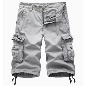 Men's Summer Gym Outdoor Waterproof Casual Cargo Shorts Quick Dry Multi Pocket Elastic Work Trousers Male Tactical Shorts - Product Image 5