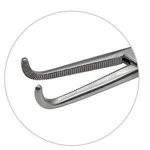 Pinza Hemostática de Pedículo Renal de Alta Calidad, Pinza de Bloqueo para Arterias, Instrumento Quirúrgico de Acero Inoxidable Alemán con Certificación CE - Product Image 2