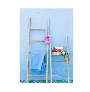 Factory Eco-Friendly Natural Bamboo <b>Towel</b> Rack Decorative <b>Ladder</b> <b>for</b> Blanket & Clothes Display Home Hotel Restaurant storage - Product Image 3
