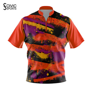 Maillots de bowling personnalisés pour hommes et femmes, vêtements d'équipe personnalisés, polo antibactérien, séchage rapide, 100% polyester - Product Image 5