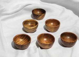 New Arrival 2026 Wooden Serving <b>Bowl</b> <b>Set</b> of 3 Every Size For Tableware Dinnerware Snack <b>Soup</b> & Food Serving <b>Bowl</b> At Best price - Product Image 6