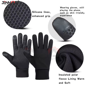 Guantes Deportivos de Invierno Unisex de Alta Calidad para Correr al Aire Libre, de Poliéster con Pantalla Táctil de Silicona, Logotipo Personalizado, Impresión Personalizada - Product Image 5