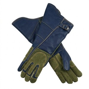 Heat Shield Welding Leather Gloves <b>Fire</b> Resistant Kevlar Stitched Long Gauntlet Mig Tig Welders Work Gloves Europe - Product Image 5
