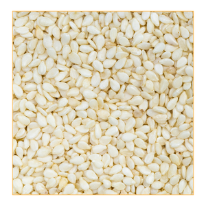 Graines de sésame décortiquées, blanches, naturelles, de qualité supérieure, riches en huile, sans OGM, fraîches, certifiées APEDA, en sacs PP de 25 kg, pour consommation humaine - Product Image 1
