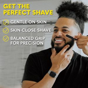 Rasoirs de barbier pliables de qualité supérieure avec lame tranchante pour une coupe de précision des cheveux et de la barbe - Product Image 2