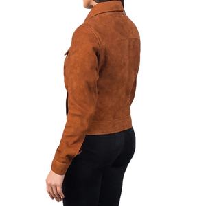 แจ็คเก็ตหนังแท้ 100% แบบสั่งทำพิเศษ พิมพ์ลายได้ ระบายอากาศดี ทรงหลวมสำหรับผู้หญิง รุ่นปี 2026 - Product Image 5