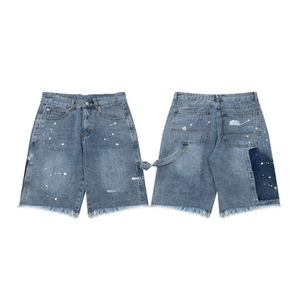 Shorts en jean extensibles taille mi-haute 100 % coton pour femme, coupe droite, séchage rapide, respirant, idéal pour l'été, vente en gros - Product Image 6