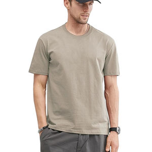 Camisetas de Hombre al por Mayor 100% Algodón con Cuello Redondo, Camisetas de Verano con Logotipo Impreso de Alta Calidad, Personalizadas, Antiarrugas, Transpirables y de Secado Rápido - Product Image 2