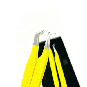 Eyelash Tweezers Straight Lash Pickup Precision Tool Stainless Steel Professional Salon Accessories - Product Image 2