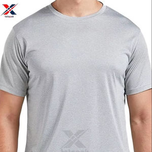 Camiseta Básica de Cuello Redondo para Hombre, Personalizada con Impresión Digital, Color Liso, Sin Marca, Tejido de Punto Suave, 100% Algodón, Corte Holgado - Product Image 1