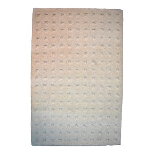 Modern Hand Tufted Wool Rug Minimalist <b>Dot</b> Pattern Low Pile High Density Cut & Loop Grid Accent Area Rug - Product Image 2