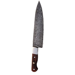Cuchillo de Cocina Premium, Forjado a Mano, Hoja de Acero con Patrón, Mango Resistente, Cuchillo de Chef de Acero de Damasco para Cortar Verduras - Product Image 3