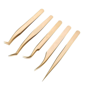 Pinzas para Extensión de Pestañas de Nueva Llegada, Diseño de Corte Láser, Patrón Personalizado, Pinzas Hechas en Fábrica Sostenible - Product Image 1