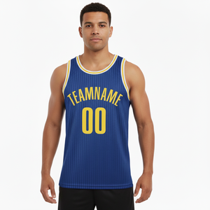 เสื้อบาสเก็ตบอลคลาสสิก ดีไซน์แฟชั่น แบบเปล่า สำหรับสกรีนลาย  ผ้าตาข่าย - Product Image 2