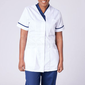 Personnel d'entretien ménager personnalisable de haute qualité, polyester/coton, confortable, manches longues, unisexe, hôtel, travail, réception, service client - Product Image 3