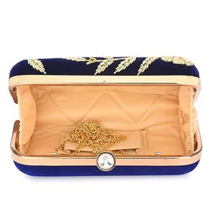 Sac à main en soie brodée de haute qualité, fait main, élégant, pour femmes, pour mariage, fête, festival et occasions décontractées - Product Image 2