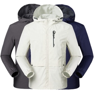 Men's Custom Nonwoven Polyester/Nylon <b>Quilted</b> Jacket with Waterproof Eco-Friendly Zipper Pockets for <b>Winter</b> Outdoor Hiking - Product Image 5
