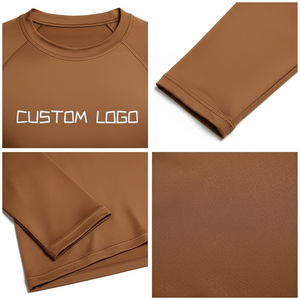 เสื้อกีฬาผู้ชายแขนยาวแบบรัดรูป แห้งเร็ว สำหรับออกกำลังกาย ขายส่ง - Product Image 5
