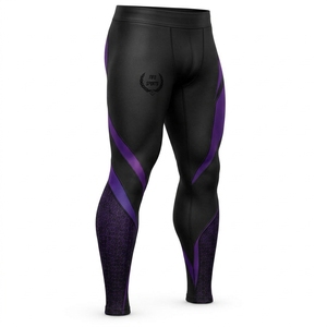 Custom <b>Mens</b> <b>Compression</b> <b>Legging</b> Premium Athletic Sportswear Breathable Fabric Lightweight Stretch Fit Comfortable Waistband - Product Image 6