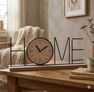 Eye Catching Home <b>Table</b> <b>Clock</b> Decorative Timepiece For Living Room And Console <b>Table</b> Styling Interior Decor <b>Clock</b> From India - Product Image 4