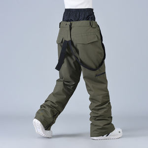 Pantalones de Esquí y Snowboard para Hombre, Impermeables, Aislantes, con Tirantes Ajustables, Bolsillos Tipo Cargo, para Deportes de Invierno al Aire Libre - Product Image 2