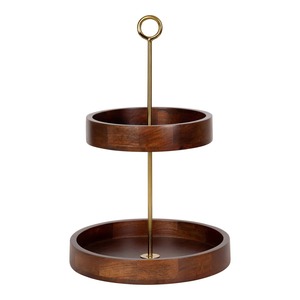Plateau de service en bois de luxe avec finition lisse pour la maison, l'hôtel, le restaurant et la restauration - Product Image 1