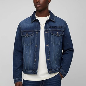 Customized Men Denim <b>Jacket</b> Outdoor Casual 100%cotton Turn-down Collar Stone Wash Work Out Jean <b>Jacket</b> for Men - Product Image 6