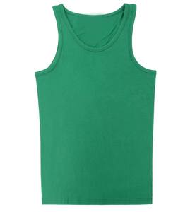 เสื้อกล้ามฟิตเนสคุณภาพสูงสำหรับเพาะกาย แห้งเร็ว สีและโลโก้ปรับแต่งได้ คอเหลี่ยม ผ้าคอตตอนริบบ์ สำหรับผู้ชาย - Product Image 3