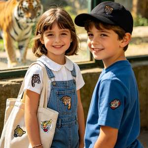 Custom Animal Embroidery Patches Cute Chenille Iron On Fabric Badges Fashion Clothing Patches for Hats <b>Jackets</b> Bags Backpacks - Product Image 4