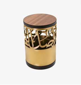 Brûleur d'encens en bois avec support métallique, diffuseur aromatique pour la décoration intérieure, utilisation toute saison, en bois de santal, décoration aromathérapie - Product Image 3