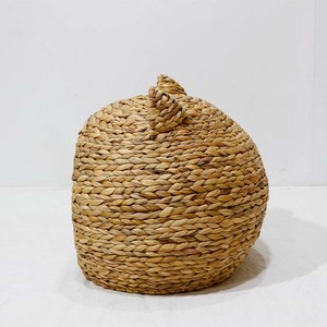 ตะกร้าใส่สัตว์เลี้ยงรูปแมวทำมือจากผักตบชวา พร้อมเบาะนุ่ม - Product Image 6