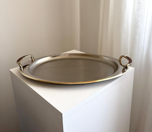 Wholesale Custom Logo New Design Silver Aluminium Serving <b>tray</b> Oval Shape Food Grade <b>Storage</b> Dishwasher Safe <b>Tray</b> - Product Image 3