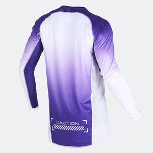 Maillot de motocross MX personnalisé, chemise de course de motocross, hautement respirant, équipement tout-terrain durable avec options de couleurs et de design du logo - Product Image 2