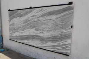 Revestimiento de Pared Flexible de Mármol Blanco Panda de Súper Calidad, Lámina de Piedra Natural para Cocina, Baño y Hotel - Product Image 2