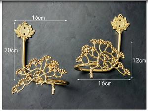 Soporte de Cortina Artístico con Forma de Árbol, Accesorio Elegante para Cortinas, Ideal para Decoración de Ventanas de Sala de Estar y Dormitorio, Hecho a Mano en India - Product Image 4